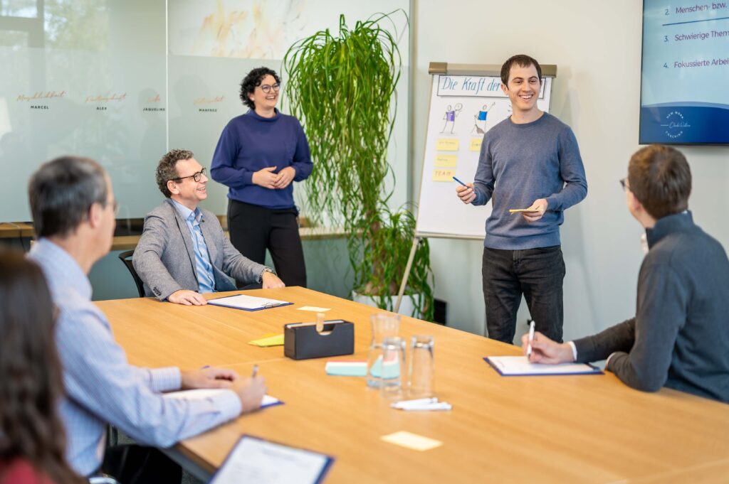 Zusammenarbeit und Coaching im Unternehmen